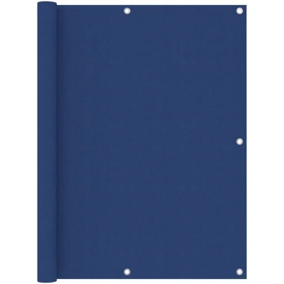 Image of vidaXL Balcony Screen Blue 120x600 cm Oxford Fabric