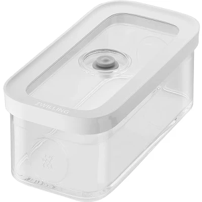 Image of Zwilling FRESH &amp; SAVE CUBE Box, size M, modular stackable container, airtight vacuumable storage, dishwasher friendly, transparent