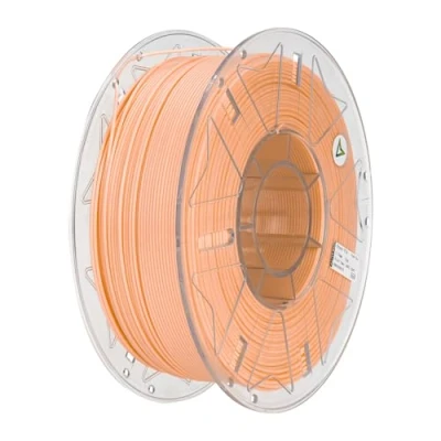 Image of Creality PLA Filament 1.75mm for K2 Plus Combo, RFID 3D Printer High Speed 30 600mm/s, 1kg(2.2lbs)/Spool Hyper Support CFS, Fits Most Printers (Peach Fuzz)