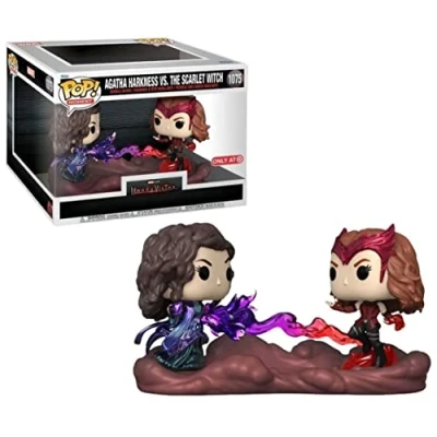 Image of Funko Pop! Moment: Marvel Wanda Maximoff VS Agatha WandaVision Collectable Vinyl Figure Gift Idea Official Merchandise Toys for Kids &amp; Adults TV Fans Model Collectors