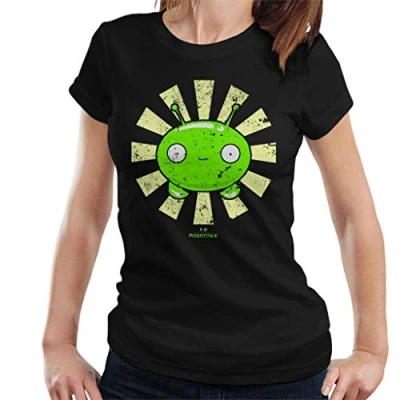 Image of Cloud City 7 Mooncake Retro Japanese Final Space Women&#039;s T Shirt Black