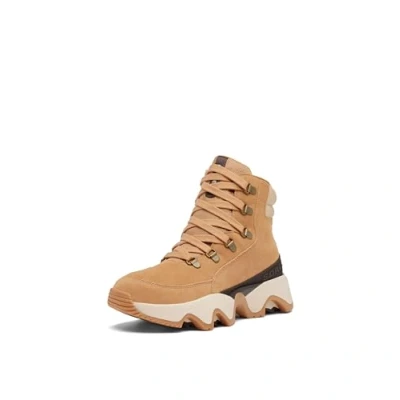 Image of SOREL Women&#039;s Kinetic Impact Conquest Plus Waterproof Boot, Tawny Buff/Ceramic, 4.5 UK