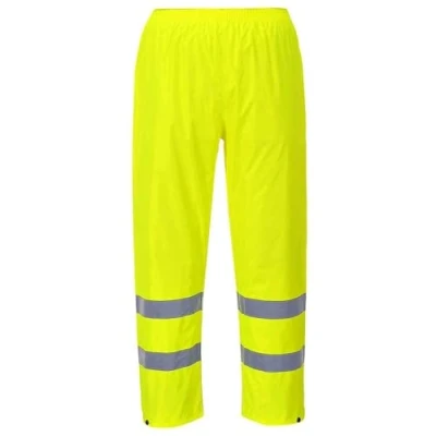 Image of Portwest H441 Waterproof Hi Vis Reflective Safety Rain Pants Yellow, 3X Large