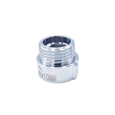Image of PLUMBING4HOME 1/2&quot; BSP Brass Extension Pipe, Chrome Finish 10mm Long