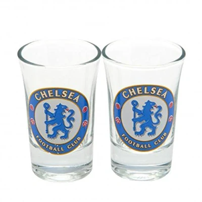 Image of Chelsea FC Official Shot Glass Set (2 Pack)