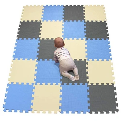 Image of YIMINYUER® 20 Tiles (30cmx30cmx1cm Each Tile) Baby Soft Puzzle Play Mats, Kids Thick EVA Foam Floor, Toddlers &amp; Children&#039;s Interlocking Mat R07R10R12G301020