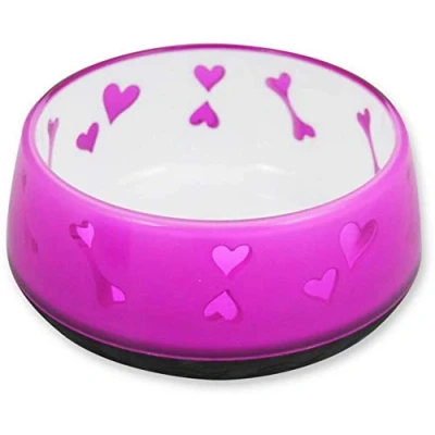 Image of ALL FOR PAWS AFP Drink and Food Bowl, 900 ml, Pink