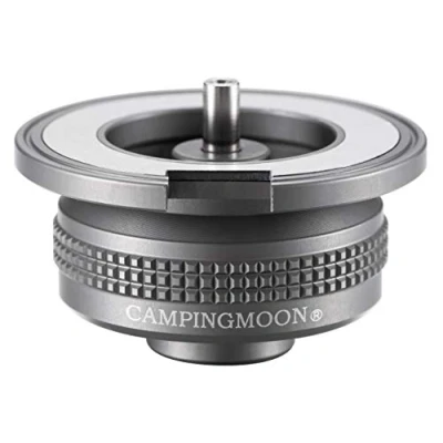 Image of CAMPINGMOON Camping Gas Stove Adapter, Input: EN417 Lindal Valve Canister, Output: Butane Z13M