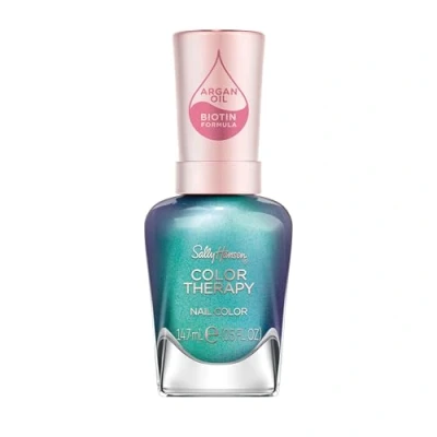 Image of Sally Hansen Colour Therapy Nail Polish with Argan Oil, 14.7 ml, Reflection Pool