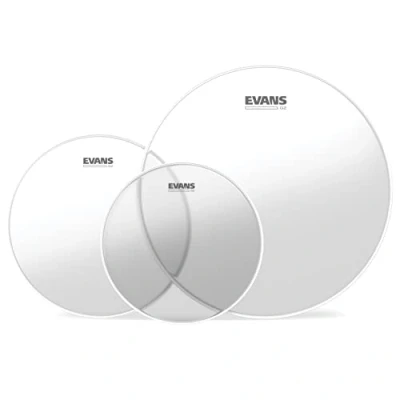 Image of Evans Drum Heads G2 Clear Rock Tompack, (10 , 12, 16 Inch)