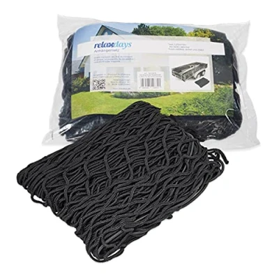 Image of Relaxdays Car Trailer Net 3 x 2 m (Stretch) Cargo Luggage