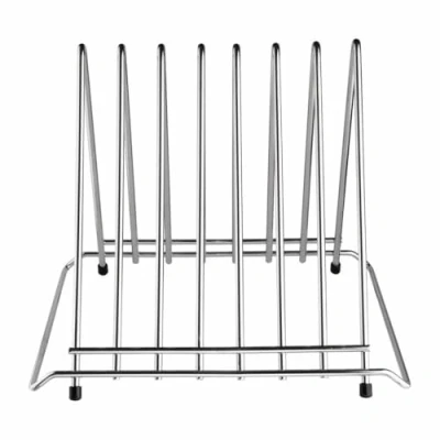 Image of Hygiplas Heavy Duty Chopping Board Rack St/St 7 Slots