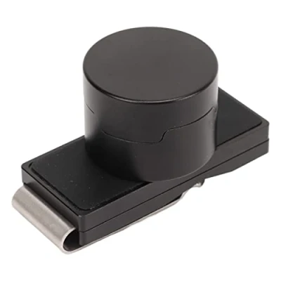 Image of Rayrit Billiards Round Chalk Case, Magnetic Billiard Holder, Cues Box, Portable Magnet Cue Holder with Stainless Steel Fixed Clip Tools Snooker Accessories