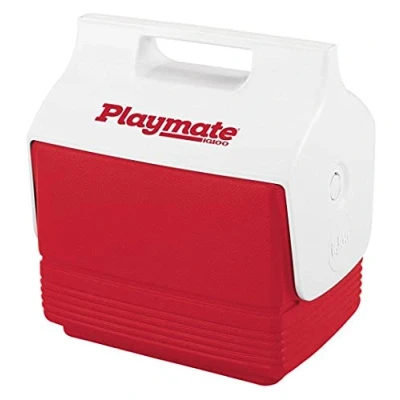 Image of Igloo Mini Playmate Cooler , Red/White, 4 Qt (Red/White, Premium Box)