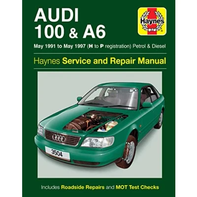 Image of Audi 100 &amp; A6 Petrol Diesel (May 91 May 97) Haynes Repair Manual (Paperback)