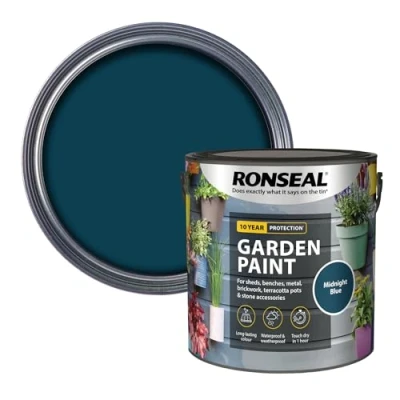 Image of Ronseal Garden Paint Midnight Blue 2.5L