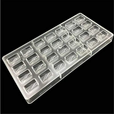 Image of VAK Irregular Polycarbonate Chocolate Mold, Sweets Pastry Bakeware Pan, Plastic Moulds, Cake Candy Jelly Baking Mould Tray Ice Making Dish, Kitchen Accessories Tool