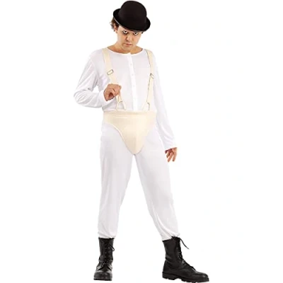 Image of Funidelia A Clockwork Orange costume OFFICIAL for man Standard size Droog, Films &amp; TV Series Costumes adults fancy dress props Halloween, carnival parties
