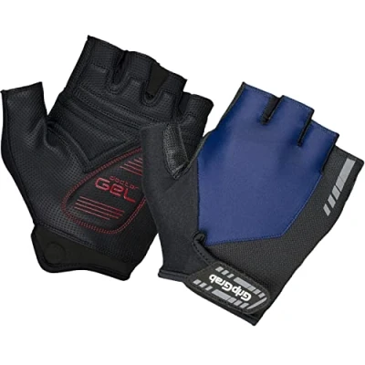 Image of GripGrab ProGel 4mm DoctorGel Padded Short Finger Summer Cycling Gloves Comfortable Cushioned Fingerless Bike Glove