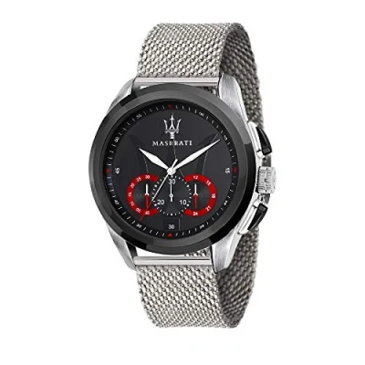 Image of Maserati Men&#039;s Watch, Traguardo Collection, Quartz Movement, Chronograph, Stainless Steel Watch R8873612005