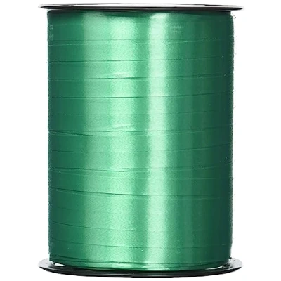 Image of Clairefontaine Ref 601721C Smooth Counter Ribbon Roll (Single Reel) 7mm x 500m Length Roll, 11.7 9.5cm Spool Suitable for Gift Wrapping &amp; Crafting Meadow Green