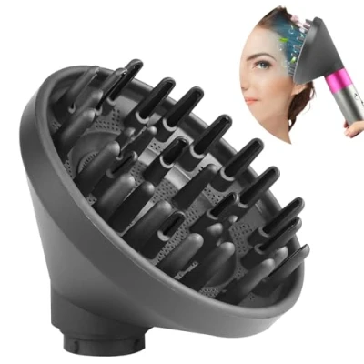 Image of Diffuser Attachment for Dyson Airwrap Styler HS01 HS05, Converting Your Air Wrap to A Hair Dryer