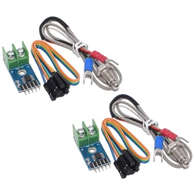 Image of TECNOIOT 2pcs MAX6675 K type Thermocouple Temperature Sensor 0 800 Degrees Module