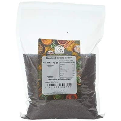 Image of Old India Mustard Seeds Brown 1kg