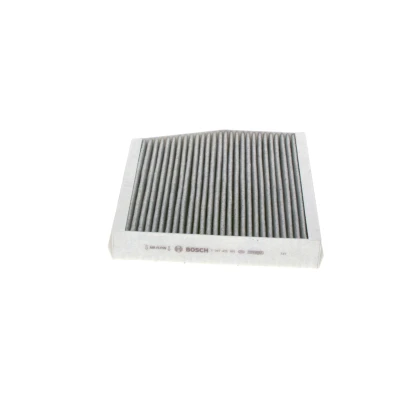 Image of 2468300018, 2468300118, A2468300018, A2468300118 Pollen Filter BOSCH 1 987 435 505 Activated Carbon 239mm 253mm 43mm MERCEDES BENZ: GLA