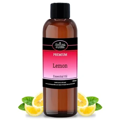Image of Lemon Essential Oil for Diffuser 100% Pure Natural Therapeutic Grade, Skin Oils Cleaning Aromatherapy Stress Relief &amp; Mind Calming 100ml