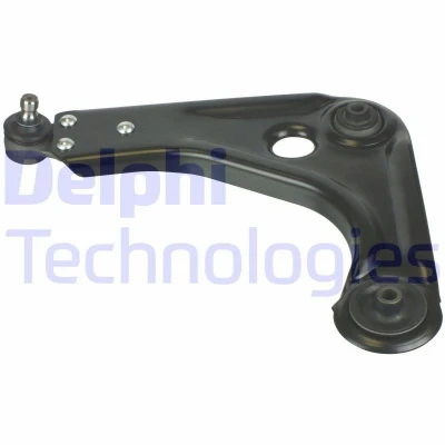 Image of 1209246, 1255372, 1448487, 3S513051AB, 3S513051BA Suspension Arm DELPHI TC2607 with ball joint Left, Lower Trailing Sheet Steel FORD: KA Hatchback