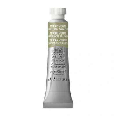 Image of Winsor &amp; Newton W&amp;N Professional Water Colour 638 Green Earth, Terre Verte/Yellow Shade, 5 ml (Pack of 1)