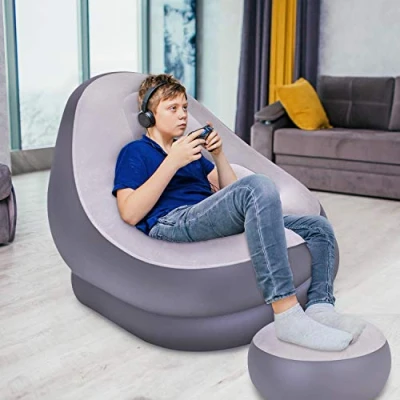 Image of Avenli Deluxe Lounger with Foot Stool