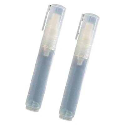 Image of 2Pcs 8mm Flat Head Empty Pens Refillable Acrylics Marker Paint Pen for Artist Student School Office Supplies
