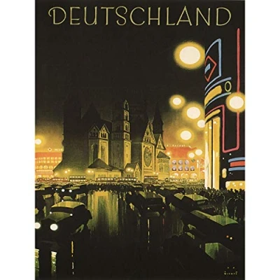 Image of Wee Blue Coo Berlin Germany Deutschland Travel Large Wall Art Poster Print Thick Paper 18X24 Inch
