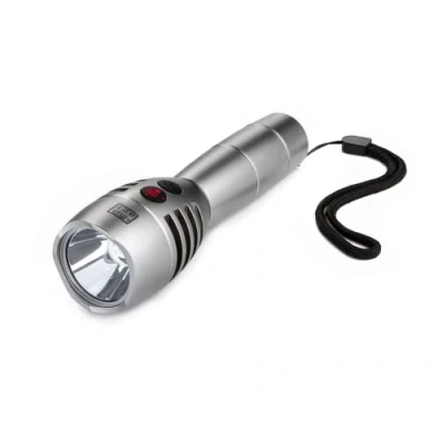 Image of Defender Impact Personal Alarm Torch USB Rechargeable LED 130db Siren Dual Function Tactical High Powered White CREE (Regular)