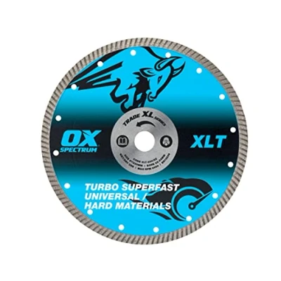 Image of OX Tools Trade XL Turbo Diamond Blade Universal &amp; GP 230/22.23mm, Blue