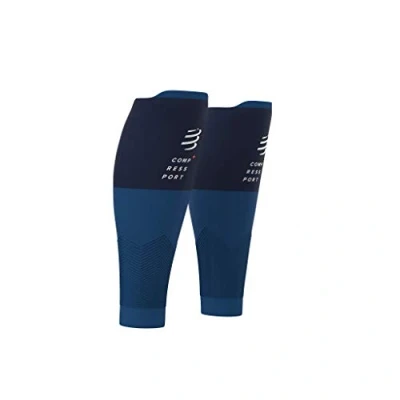 Image of Compressport Calf Compression Sleeve R2V2 Muscle Protection, Performance and Recovery for Sports Ultralight Anti Fatigue Running, Cycling, Trail Triathlon, 30 34
