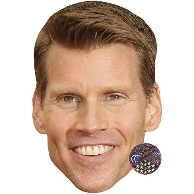 Image of Scott Hanson (Smile) Celebrity Mask, Flat Card Face, Fancy Dress Mask