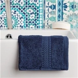 Image of Mitre Essentials Nova Face Cloth Navy (10 Pack)