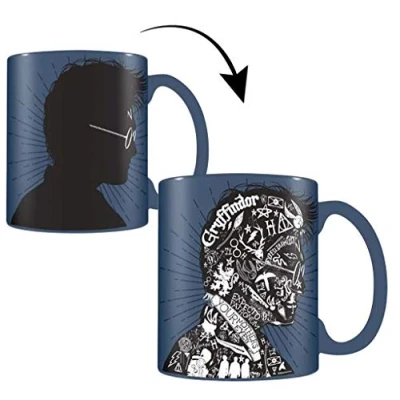 Image of Wizarding World SCMG24936 Multi Coloured 11oz/315ml Harry Potter (Magic Portrait) Heat Changing Mug,