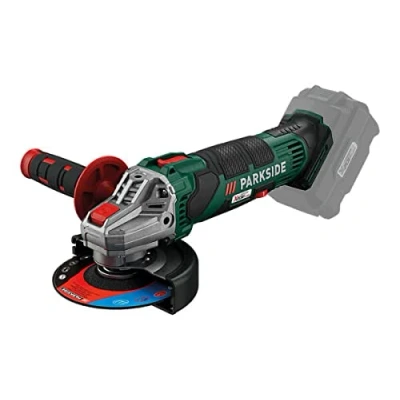 Image of Parkside 20V Cordless Angle Grinder PWSA 20 Li C3 Bare Unit for Precisely Grinding and Cutting All Materials