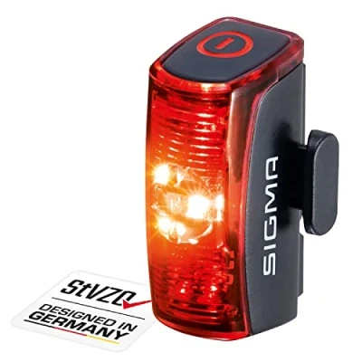 Image of SIGMA SPORT INFINITY LED Bike Light with 16 Hours of Lighting Duration, StVZO Approved, Battery Powered Rear