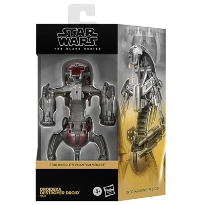 Image of Star Wars The Black Series Droideka Destroyer Droid Phantom Menace 6 Inch Action Figure