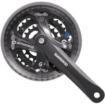 Image of SHIMANO Acera 3 Way Crankset, 67116, Black
