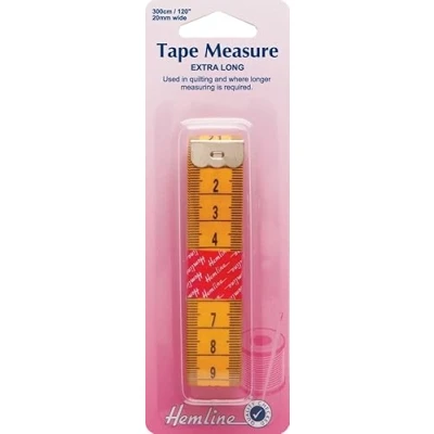 Image of Hemline Sewing Tape Measure 300cm Extra Long
