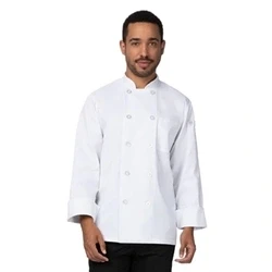 Image of Chef Works Unisex&#039;s Sustainable Le Mans Coat Jacket, White, XL