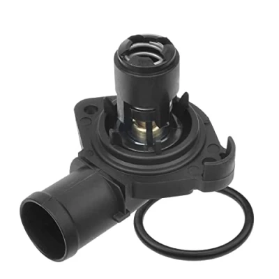 Image of Frankberg 1x Engine Coolant Thermostat with Housing and Gasket Compatible A2 2000 2005 Altea 2006 Today Ibiza 2002 2015 Fabia 1999 2014 Golf 2013 Polo 2001