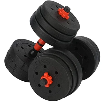 Image of Trintion 20kg Dumbbells Set Dumbellsweights Adjustable Hand Weight Lifting Strength Training Free Weights Barbell Fitness for Home Gym Workout