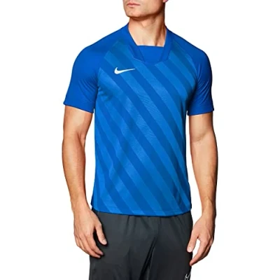 Image of Nike Men&#039;s M NK DRY CHALNG III JSY SS T Shirt, Royal Blue/Royal Blue/White, XL